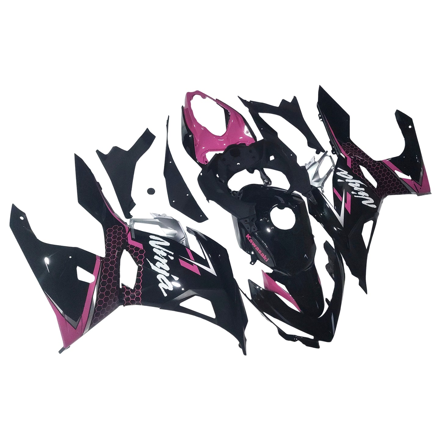 Amotopart Kawasaki EX400 Ninja400 2018-2023 Kit Carenatura Carrozzeria Plastica ABS