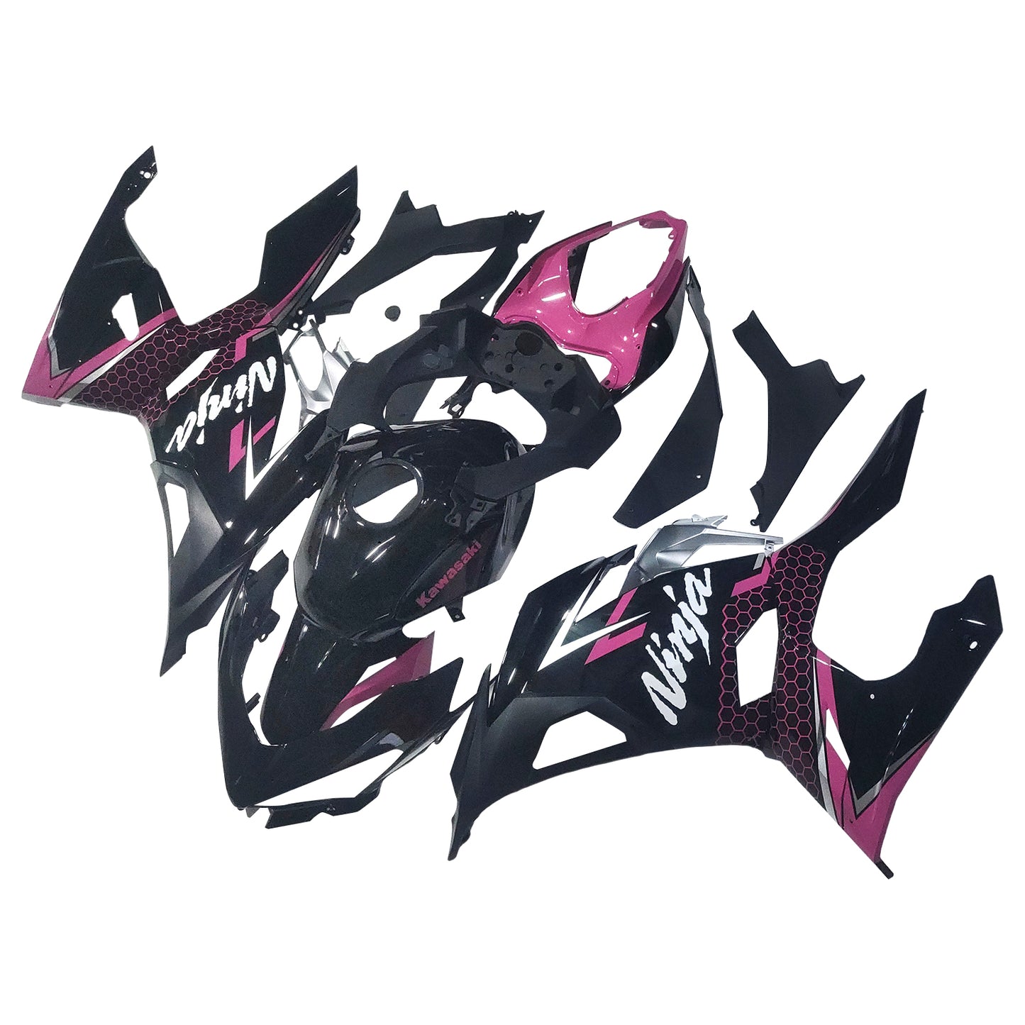 Amotopart Kawasaki EX400/Ninja400 2018-2023 Kit carena Carrozzeria Plastica ABS