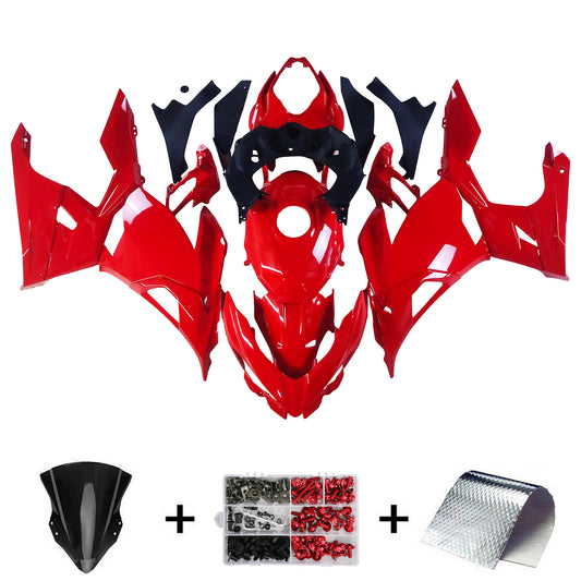 Amotopart Kawasaki EX400 Ninja400 2018-2023 Kit Carenatura Carrozzeria Plastica ABS