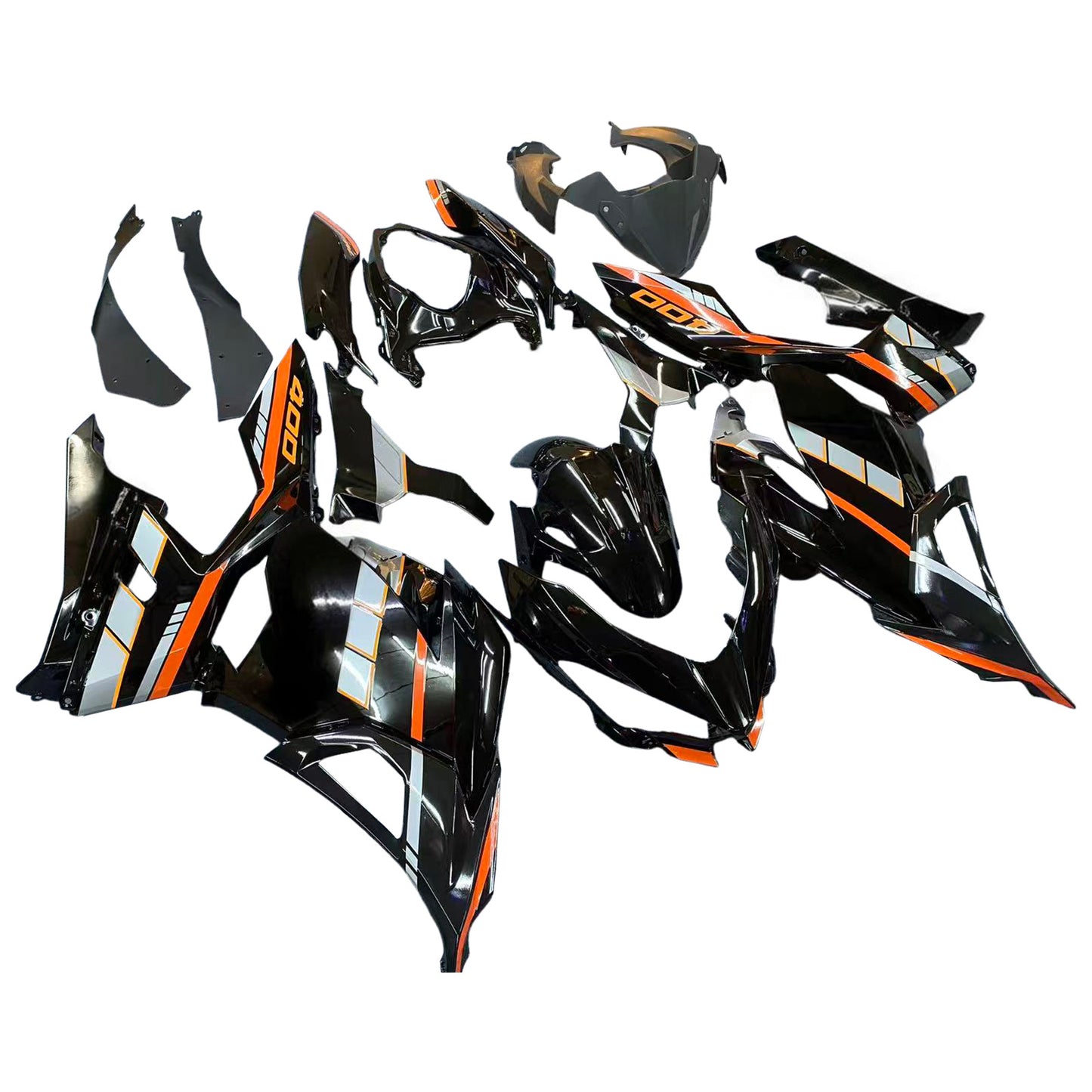 Amotopart Kawasaki EX400 Ninja400 2018-2023 Kit Carenatura Carrozzeria Plastica ABS