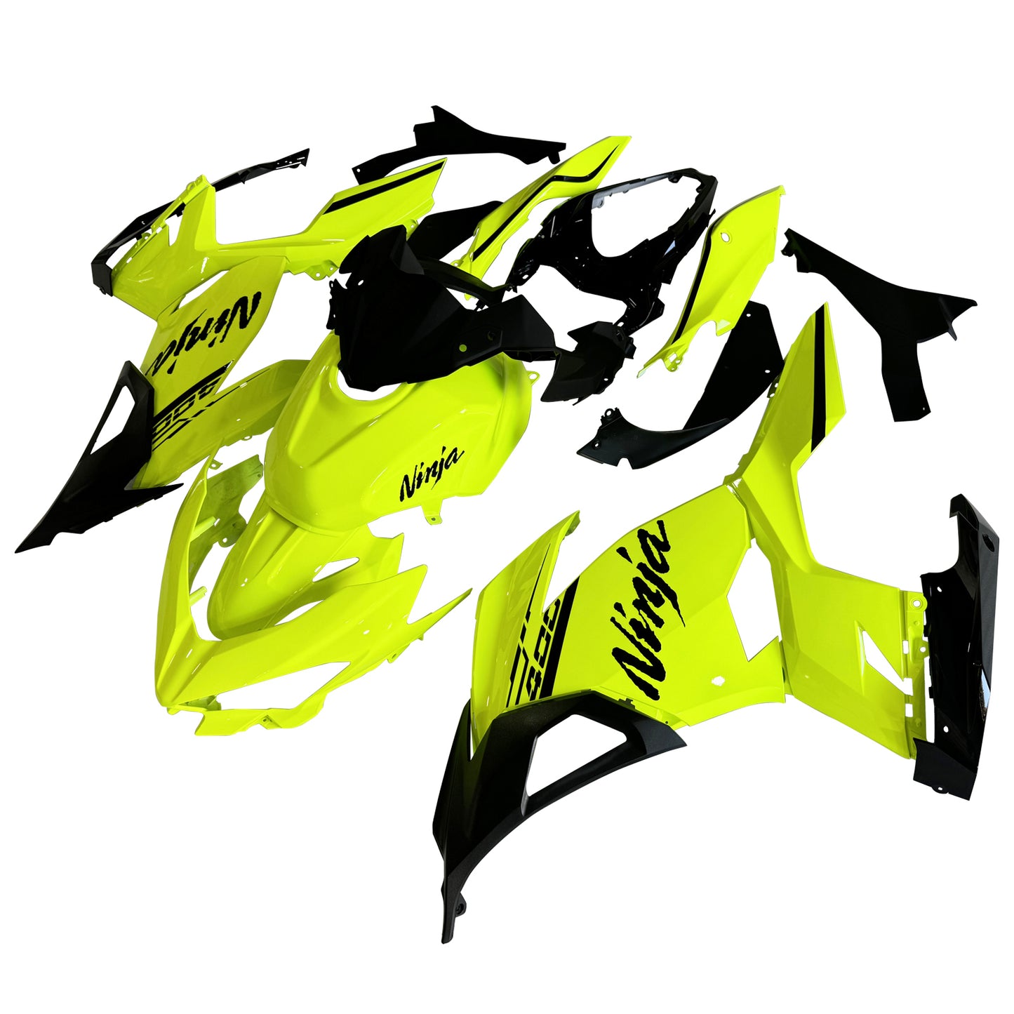 Amotopart Kawasaki EX400 Ninja400 2018-2023 Kit Carenatura Carrozzeria Plastica ABS
