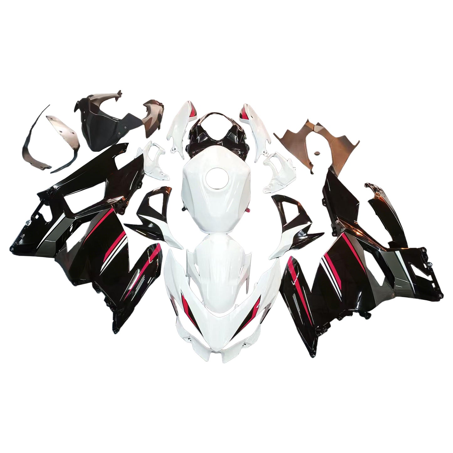 Amotopart Kawasaki EX400 Ninja400 2018-2023 Kit Carenatura Carrozzeria Plastica ABS