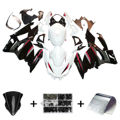 Amotopart Kawasaki EX400 Ninja400 2018-2023 Kit Carenatura Carrozzeria Plastica ABS