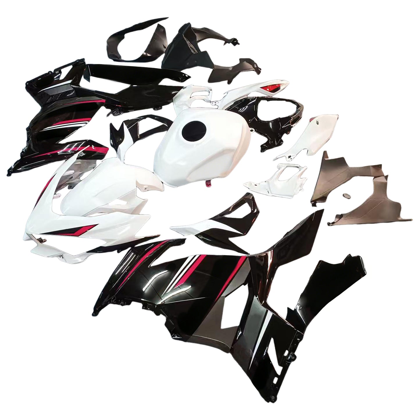 Amotopart Kawasaki EX400 Ninja400 2018-2023 Kit Carenatura Carrozzeria Plastica ABS