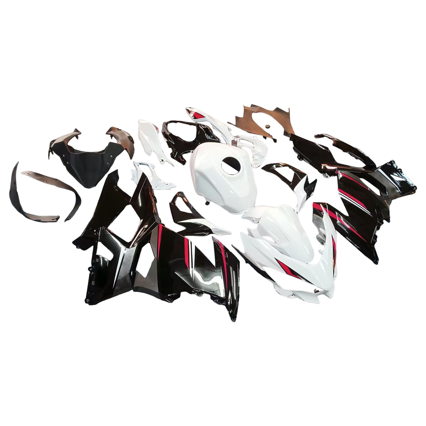 Amotopart Kawasaki EX400 Ninja400 2018-2023 Kit Carenatura Carrozzeria Plastica ABS