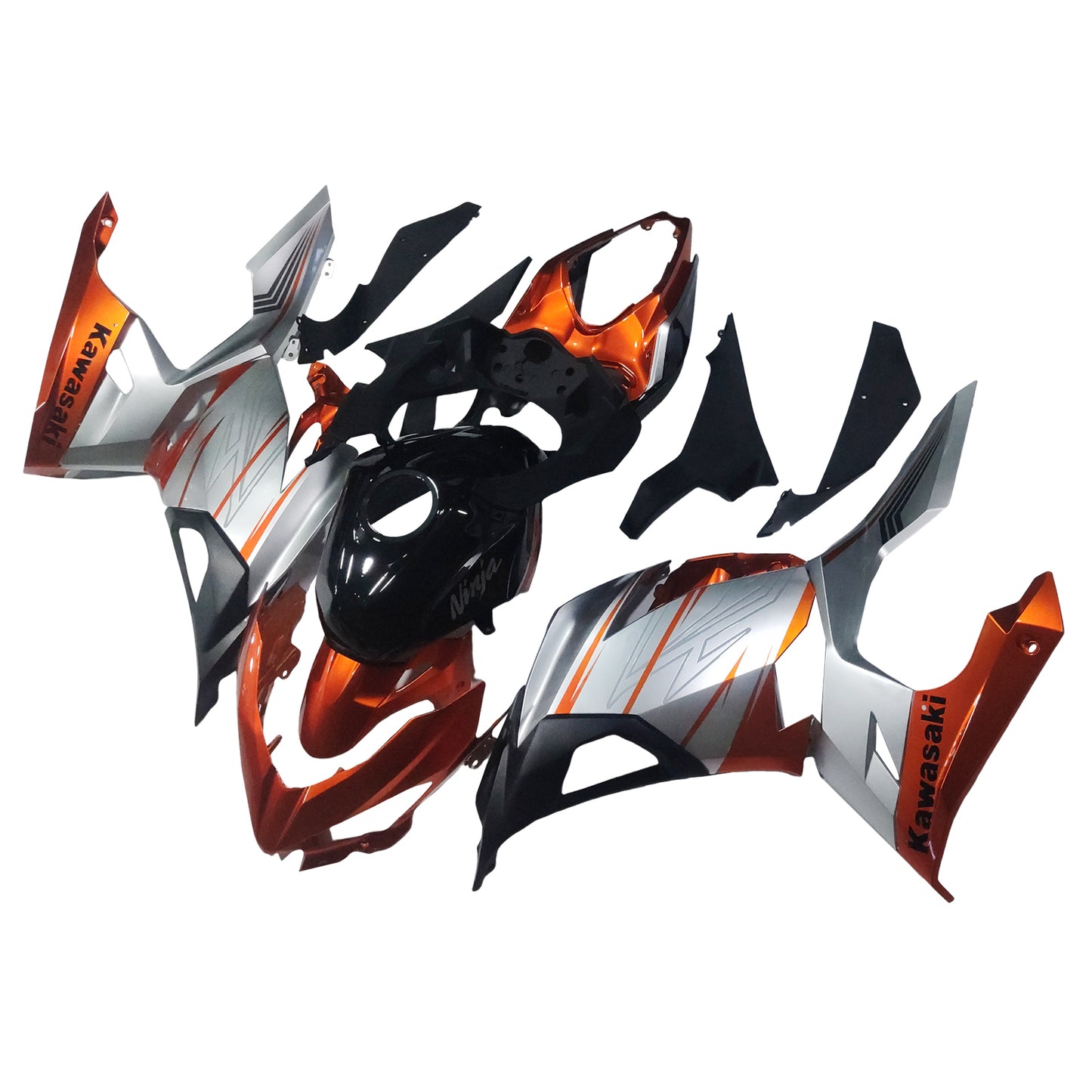Amotopart Kawasaki EX400/Ninja400 2018-2023 Kit Carenatura Carrozzeria Plastica ABS