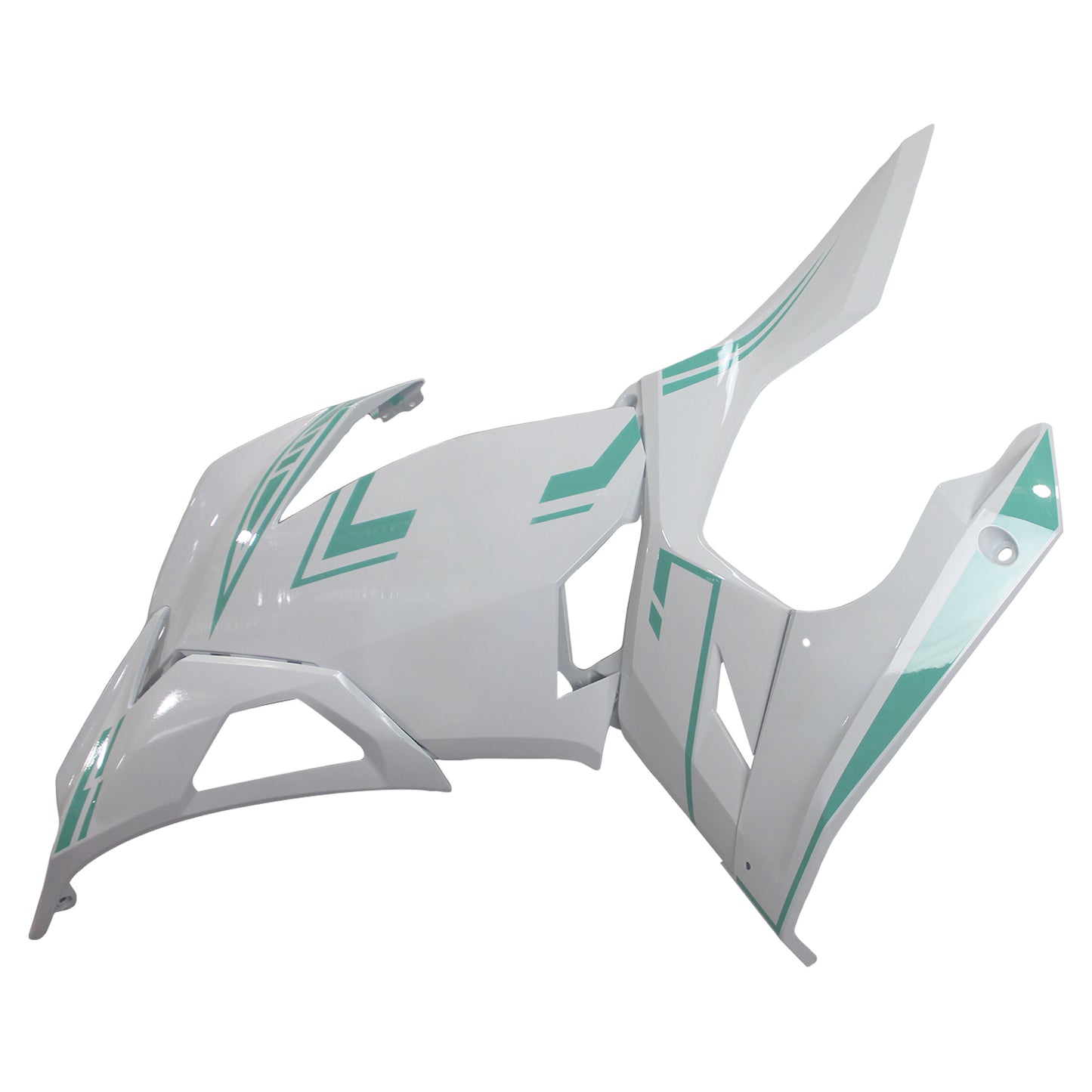 Amotopart Kawasaki EX400/Ninja400 2018-2023 Kit Carena Carrozzeria Plastica ABS