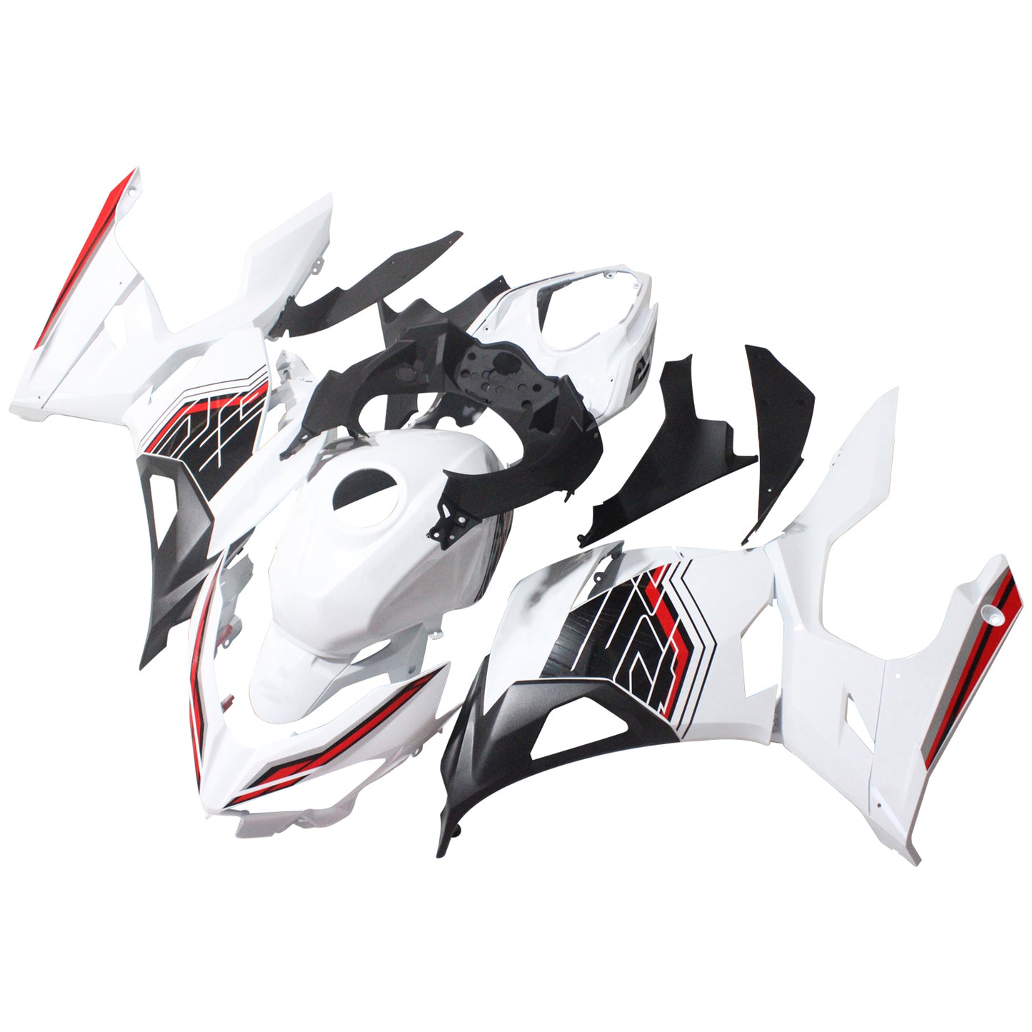 Amotopart Kawasaki EX400/Ninja400 2018-2023 Kit Carena Carrozzeria Plastica ABS