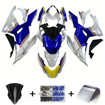 Amotopart Kawasaki EX400/Ninja400 2018-2023 Kit Carena Carrozzeria Plastica ABS