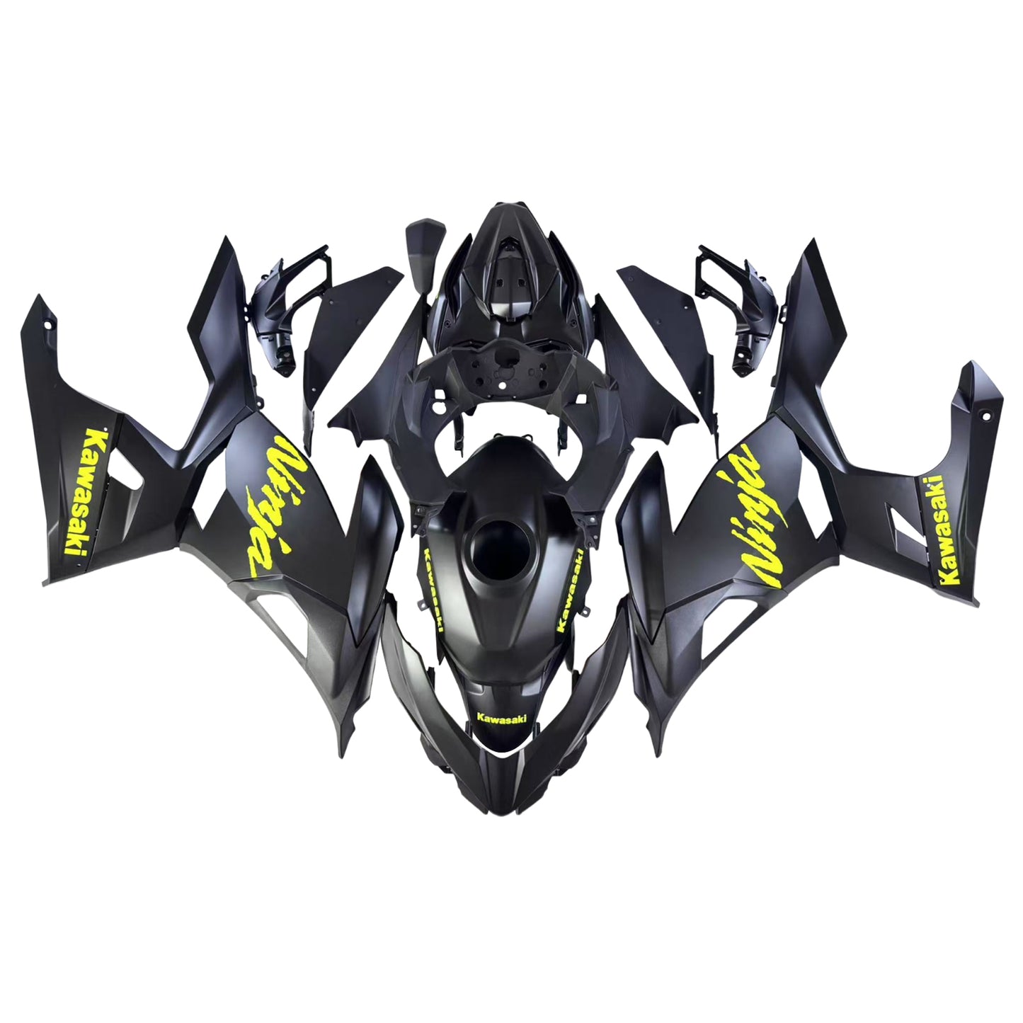 Amotopart Kawasaki EX400/Ninja400 2018-2023 Kit Carena Carrozzeria Plastica ABS