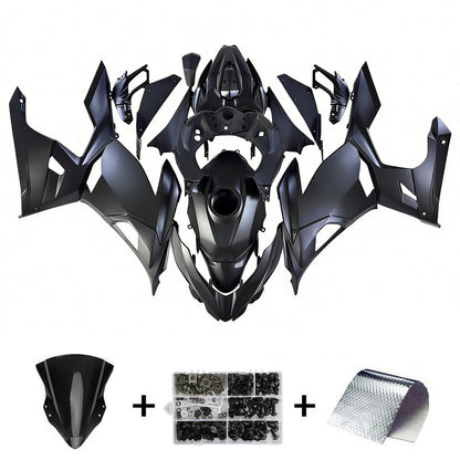 Amotopart Kawasaki EX400/Ninja400 2018-2023 Kit Carena Carrozzeria Plastica ABS