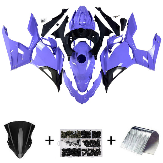 Kit carenatura iniezione in plastica ABS adatto per Kawasaki EX400 Ninja400 2018-2024