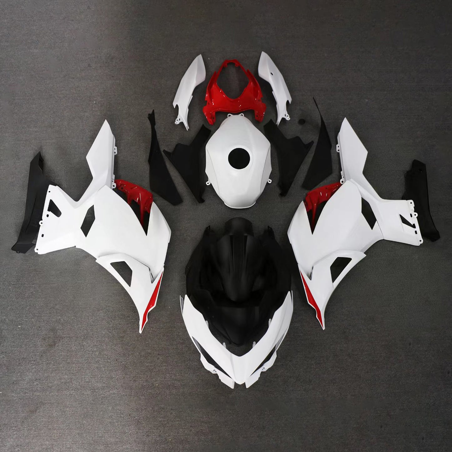 Kit carenatura iniezione in plastica ABS adatto per Kawasaki EX400 Ninja400 2018-2024