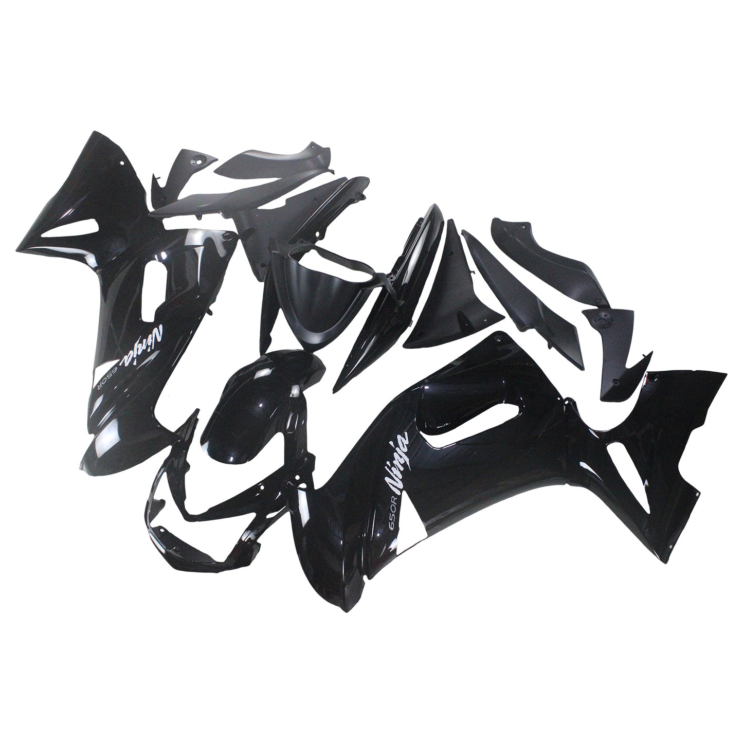 Kit Carena in Plastica per Kawasaki Ninja 650 ER-6F EX650 2006-2008 02# Generico