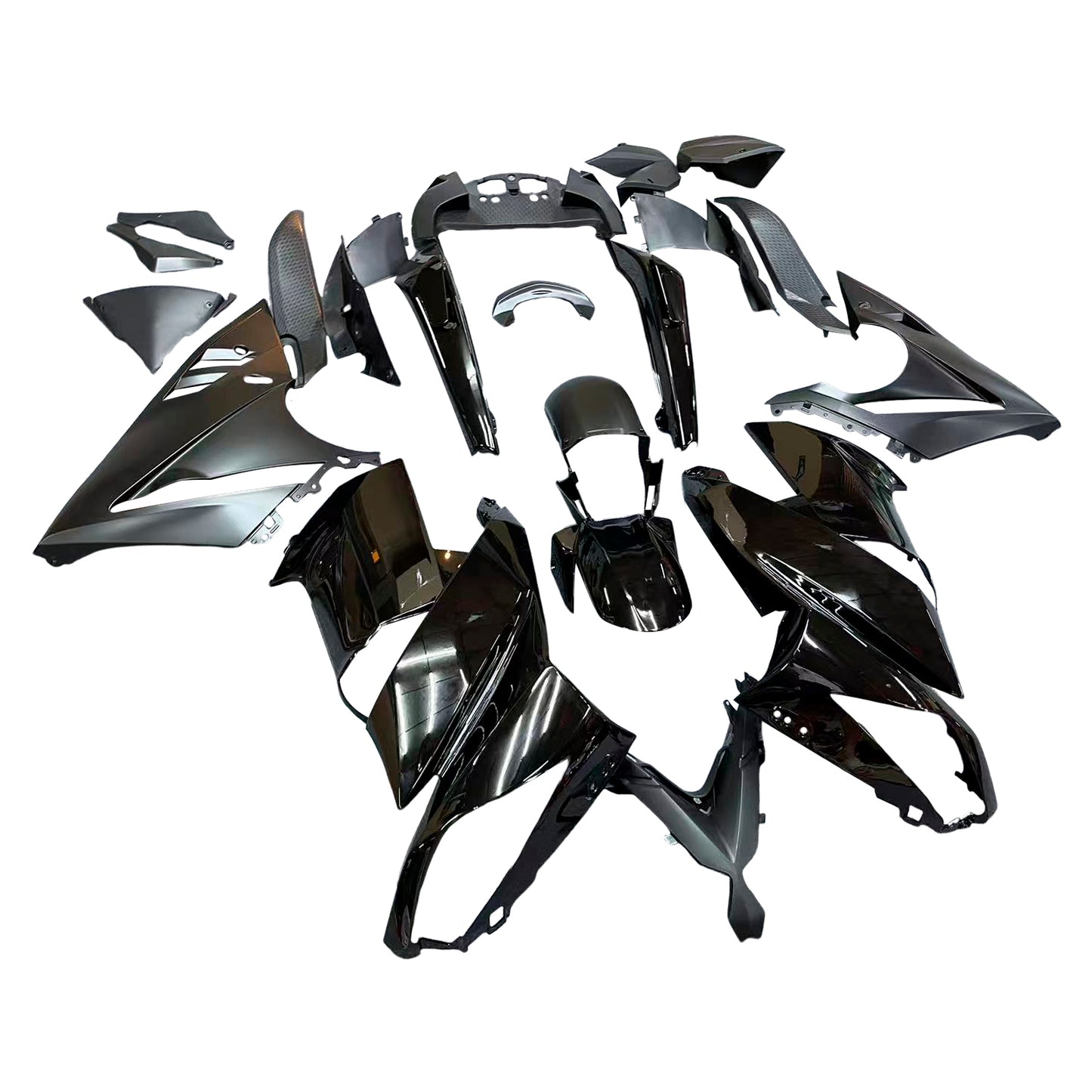 Kit Carena in Plastica per Kawasaki Ninja 650 ER-6F EX650 2009-2011 01# Generico