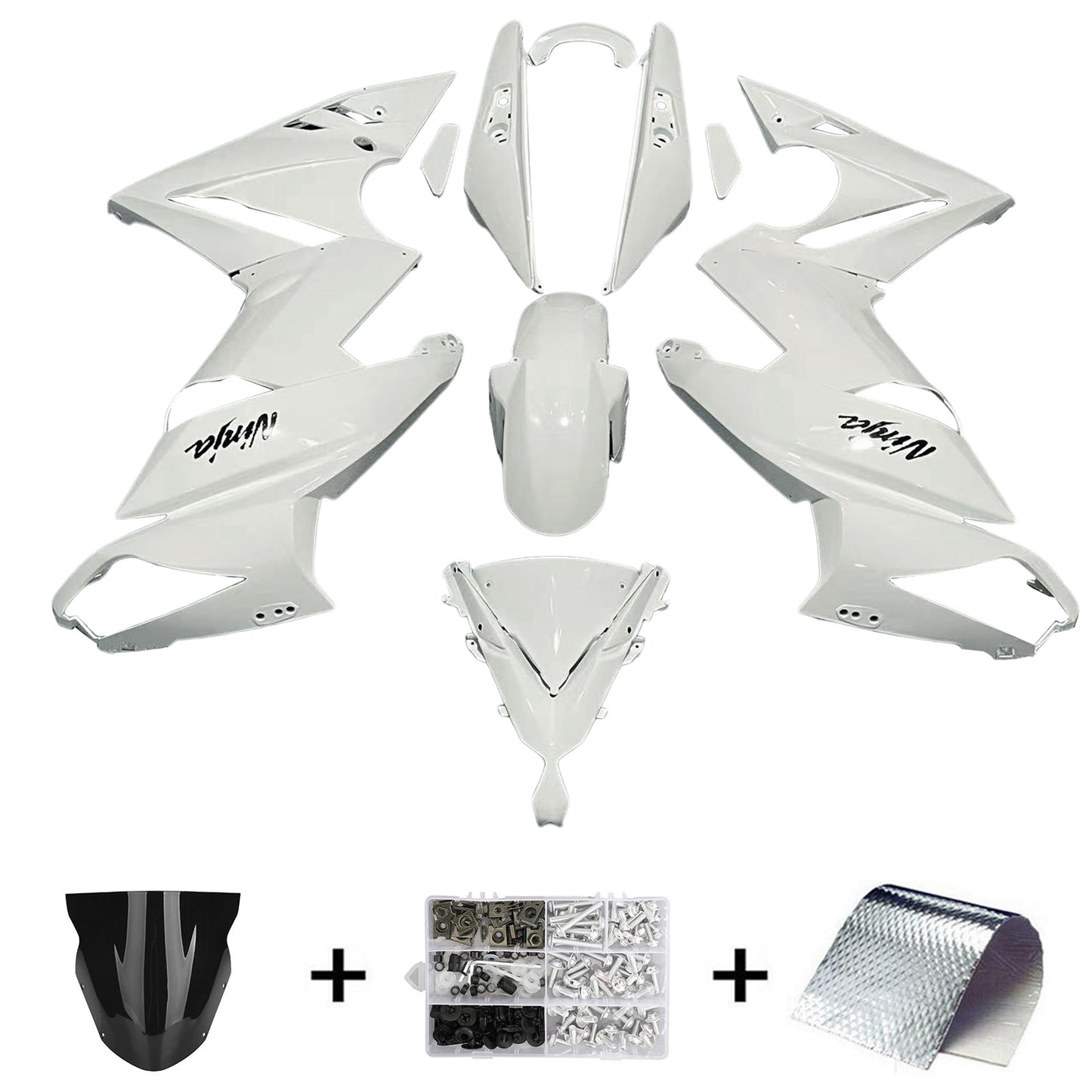 Kit carena iniezione plastica Kawasaki Ninja 650 ER-6F EX650 2009-2011