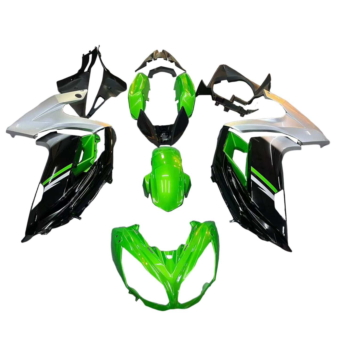 Kit Carena in Plastica per Kawasaki Ninja 650 ER-6F EX650 2012-2016 03# Generico
