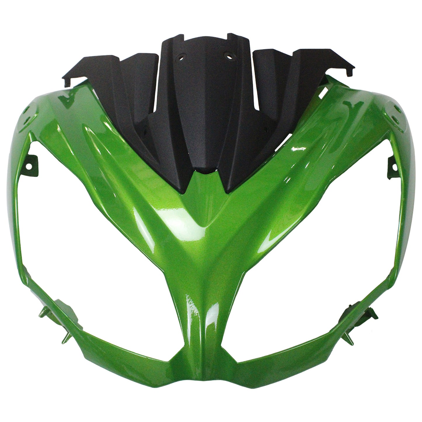 Amotopart 2012-2016 Kawasaki Ninja 650 kit di carenatura verde nera