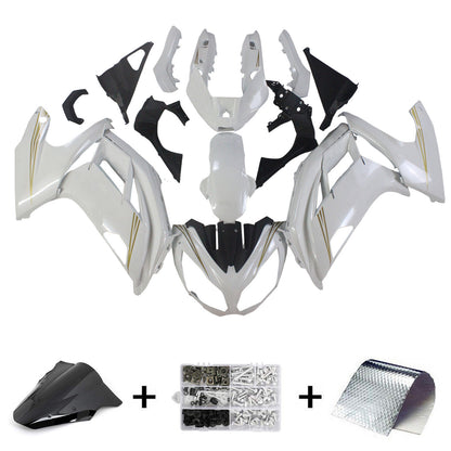 Amotopart 2012-2016 Kawasaki ninja 650 kit di paura bianca