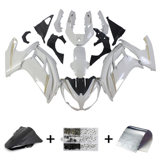 Amotopart 2012-2016 Kawasaki ninja 650 kit di paura bianca