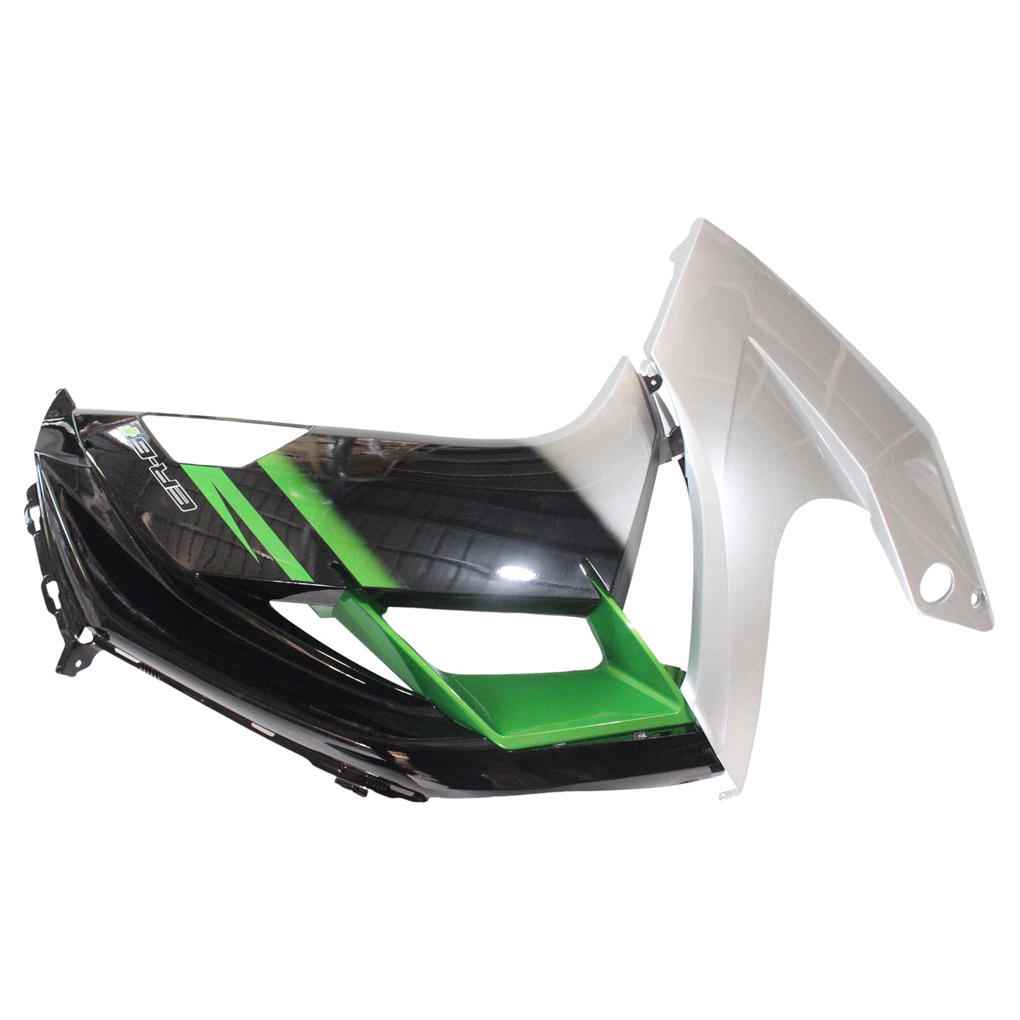 Amotopart 2012-2016 Kawasaki ninja 650 kit di linguaggio nera verde