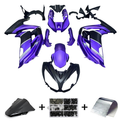 Amotopart Kawasaki ER6F/Ninja650 2012-2016 Kit carena Carrozzeria Plastica ABS