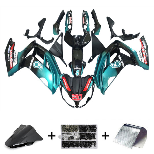 Amotopart Kawasaki ER6F/Ninja650 2012-2016 Kit carena Carrozzeria Plastica ABS