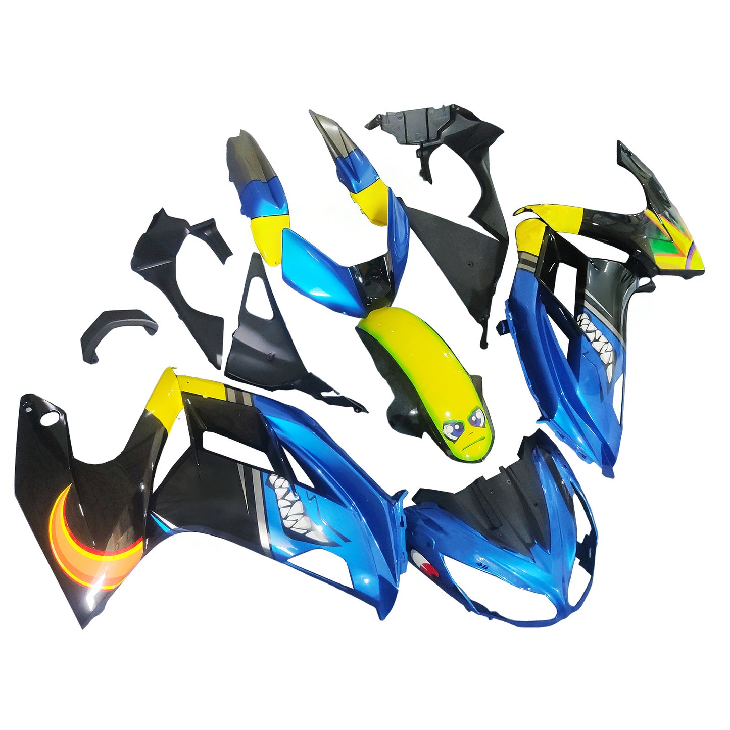 2012-2016 Kawasaki ER6F/Ninja650 Kit carenatura iniezione Carrozzeria Plastica ABS
