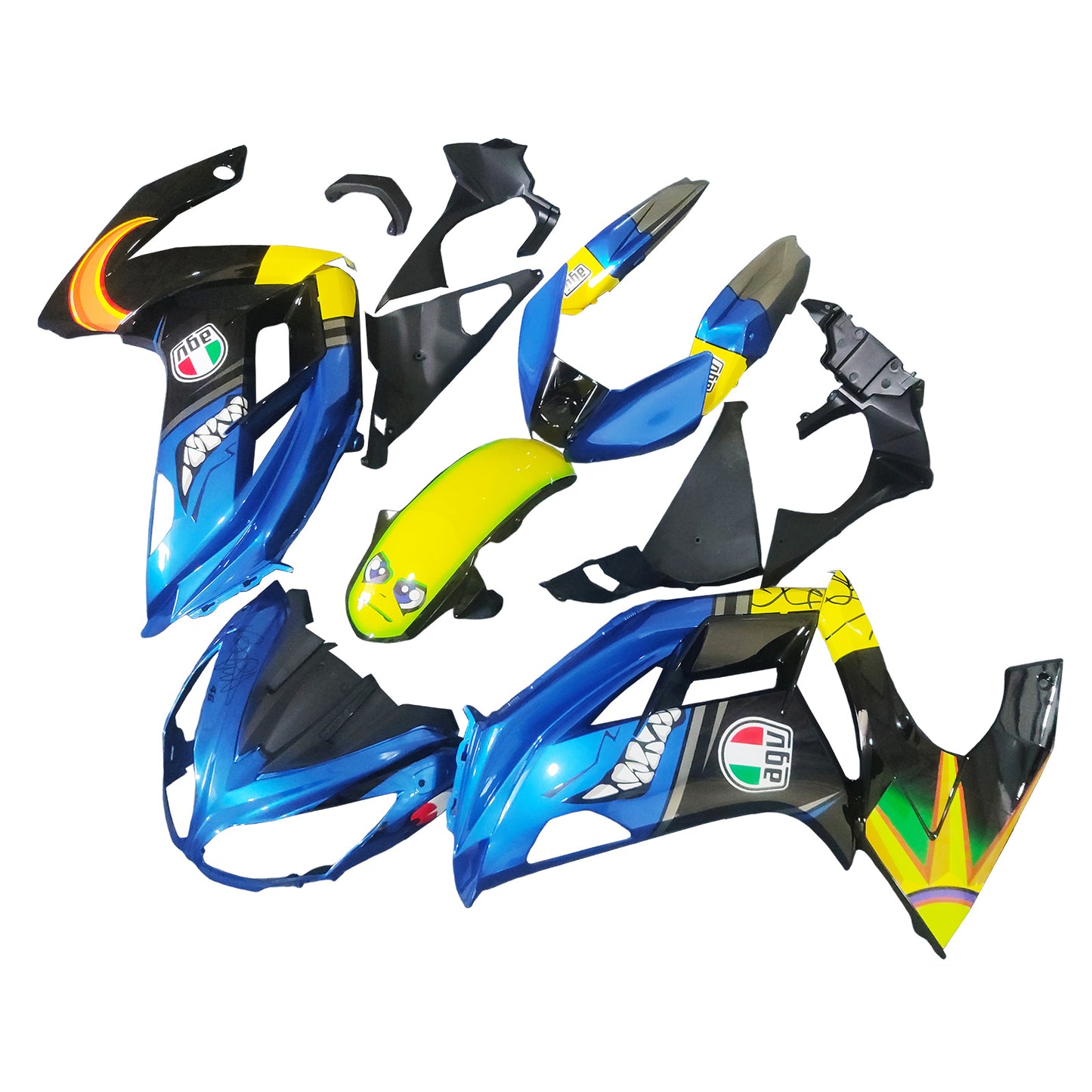 2012-2016 Kawasaki ER6F/Ninja650 Kit carenatura iniezione Carrozzeria Plastica ABS
