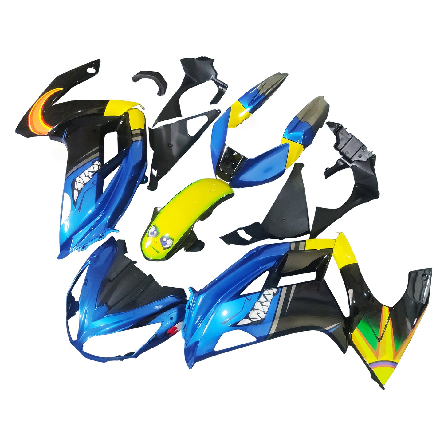 2012-2016 Kawasaki ER6F/Ninja650 Kit carenatura iniezione Carrozzeria Plastica ABS