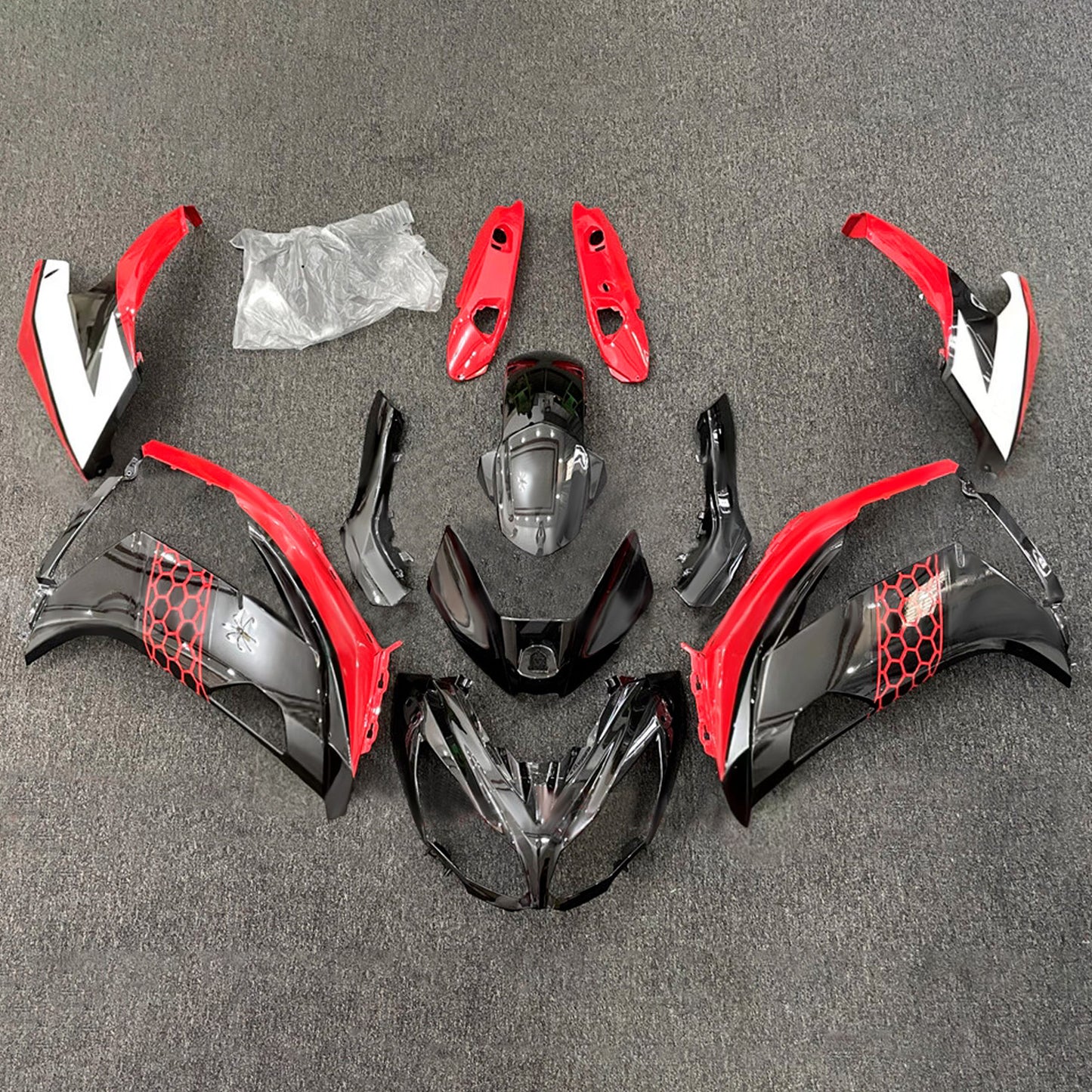 Kit carenatura iniezione in plastica ABS adatto per Kawasaki ER-6F Ninja650 2012-2016