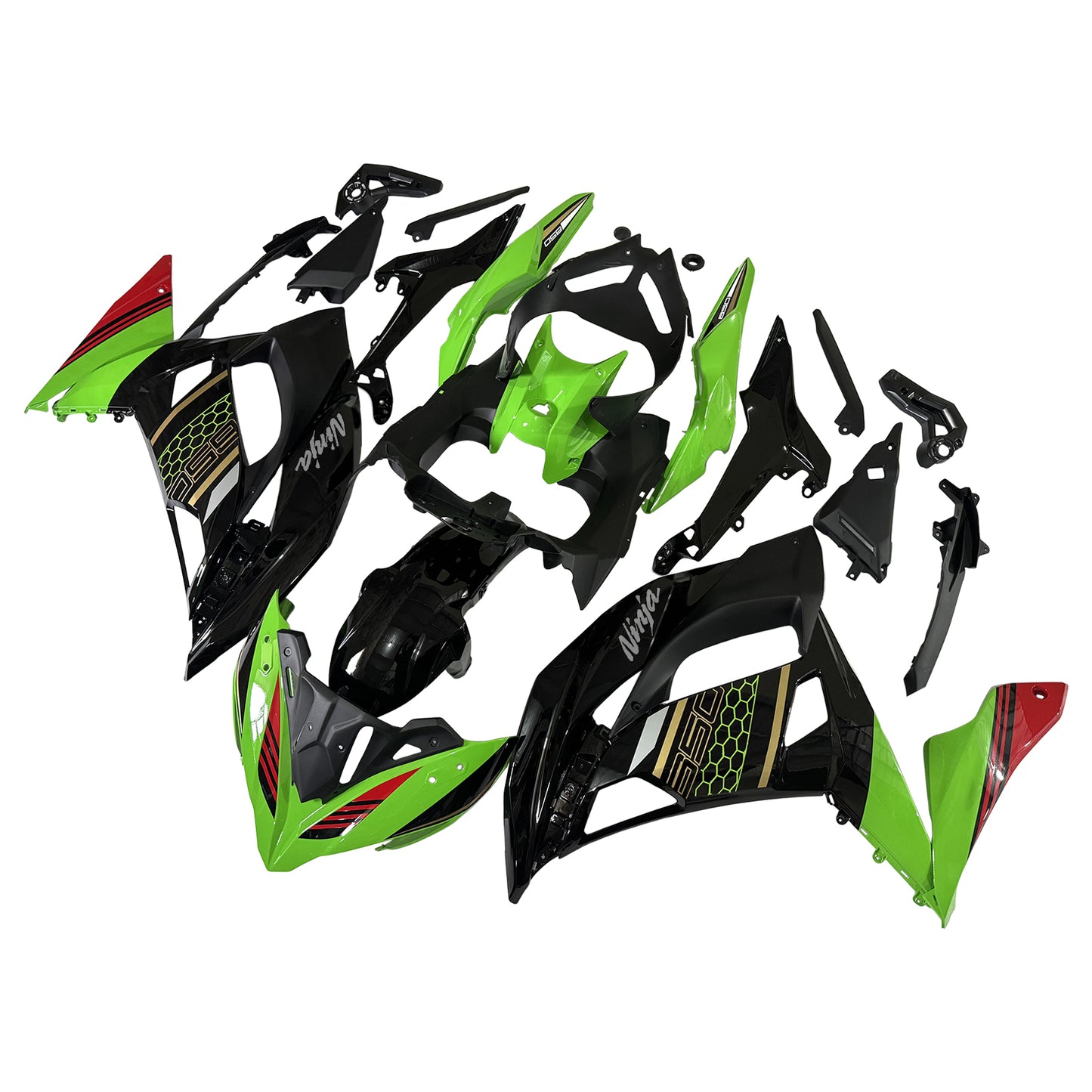 Kit Carena in Plastica per Kawasaki Ninja 650 ER-6F EX650 2017-2019 02# Generico
