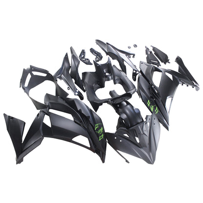 Amotopart Kawasaki ER6F/NINJA650R 2017-2019 Matt Black Fearing Kit