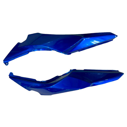 Amotopart Kawasaki ER6F/NINJA650R 2017-2019 kit di carenatura blu lucida