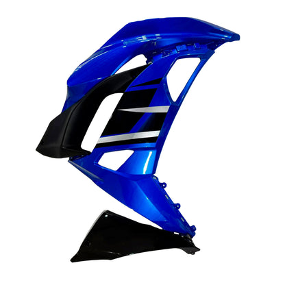 Amotopart Kawasaki ER6F/NINJA650R 2017-2019 kit di carenatura blu lucida