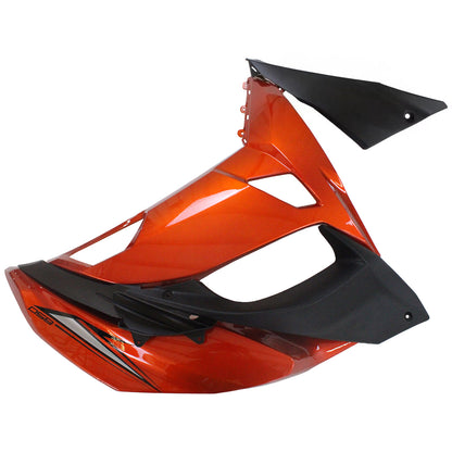 Amotopart Kawasaki ER6F/NINJA650R 2017-2019 Kit di spostamento arancione lucido