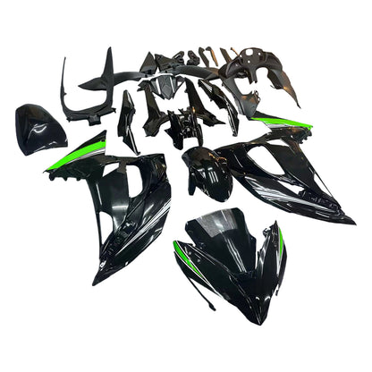 Amotopart Kawasaki ER6F/Ninja650R 2017-2019 Kit carena Carrozzeria Plastica ABS