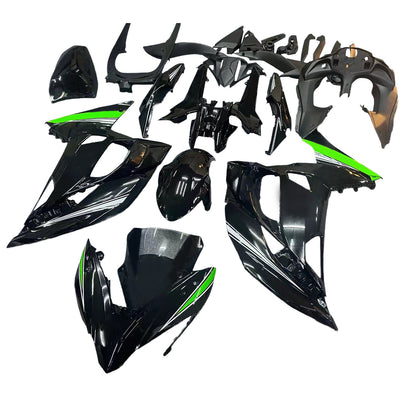 Amotopart Kawasaki ER6F/Ninja650R 2017-2019 Kit carena Carrozzeria Plastica ABS