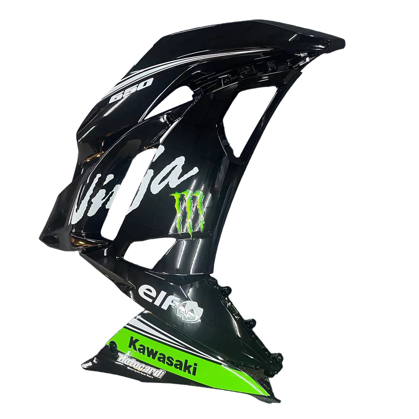 Amotopart Kawasaki ER6F/Ninja650R 2017-2019 Kit carena Carrozzeria Plastica ABS