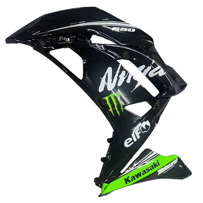 Amotopart Kawasaki ER6F/Ninja650R 2017-2019 Kit carena Carrozzeria Plastica ABS