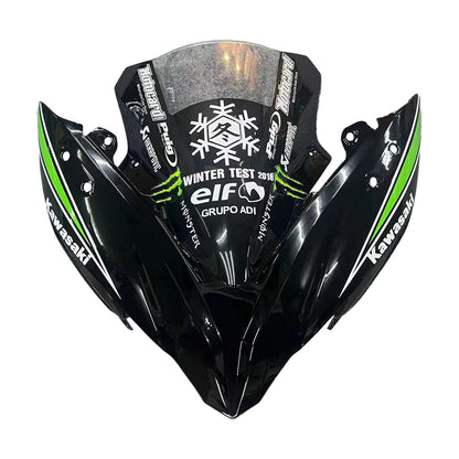 Amotopart Kawasaki ER6F/Ninja650R 2017-2019 Kit carena Carrozzeria Plastica ABS