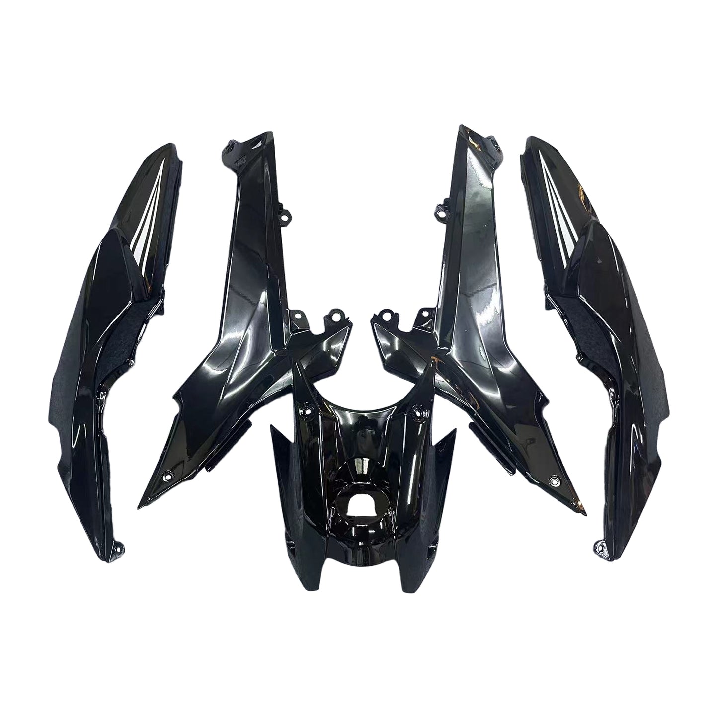 Amotopart Kawasaki ER6F/Ninja650R 2017-2019 Kit carena Carrozzeria Plastica ABS