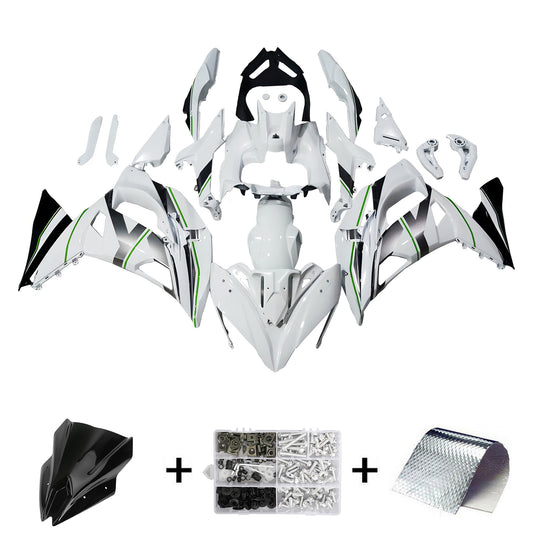 Amotopart Kawasaki ER6F/Ninja650R 2017-2019 Kit carena Carrozzeria Plastica ABS