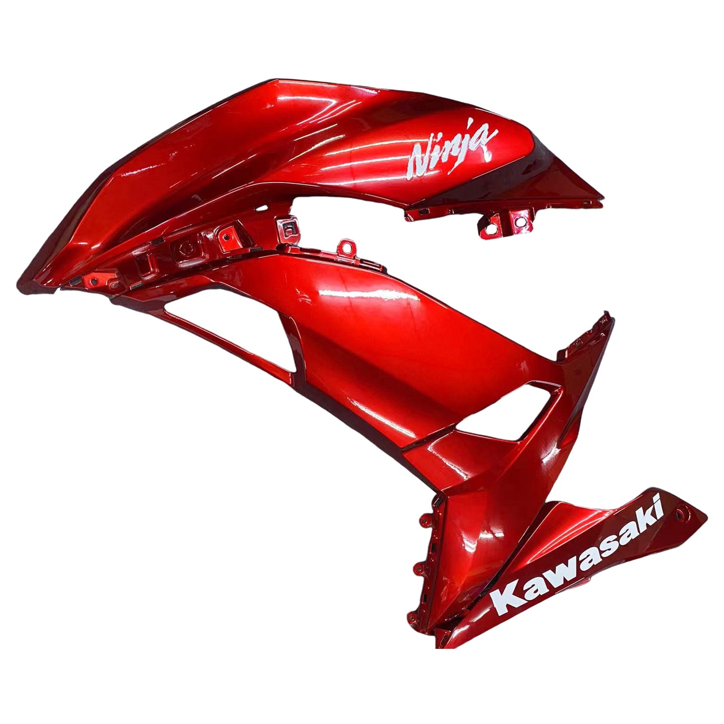 Amotopart Kawasaki ER6F/Ninja650R 2017-2019 Kit carena Carrozzeria Plastica ABS