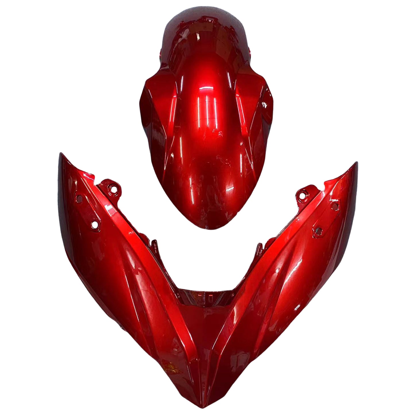 Amotopart Kawasaki ER6F/Ninja650R 2017-2019 Kit carena Carrozzeria Plastica ABS