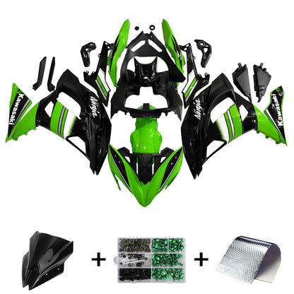 Amotopart Kawasaki ER6F/Ninja650R 2017-2019 Kit carena Carrozzeria Plastica ABS