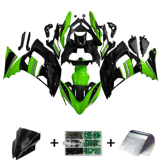 Amotopart Kawasaki ER6F/Ninja650R 2017-2019 Kit carena Carrozzeria Plastica ABS