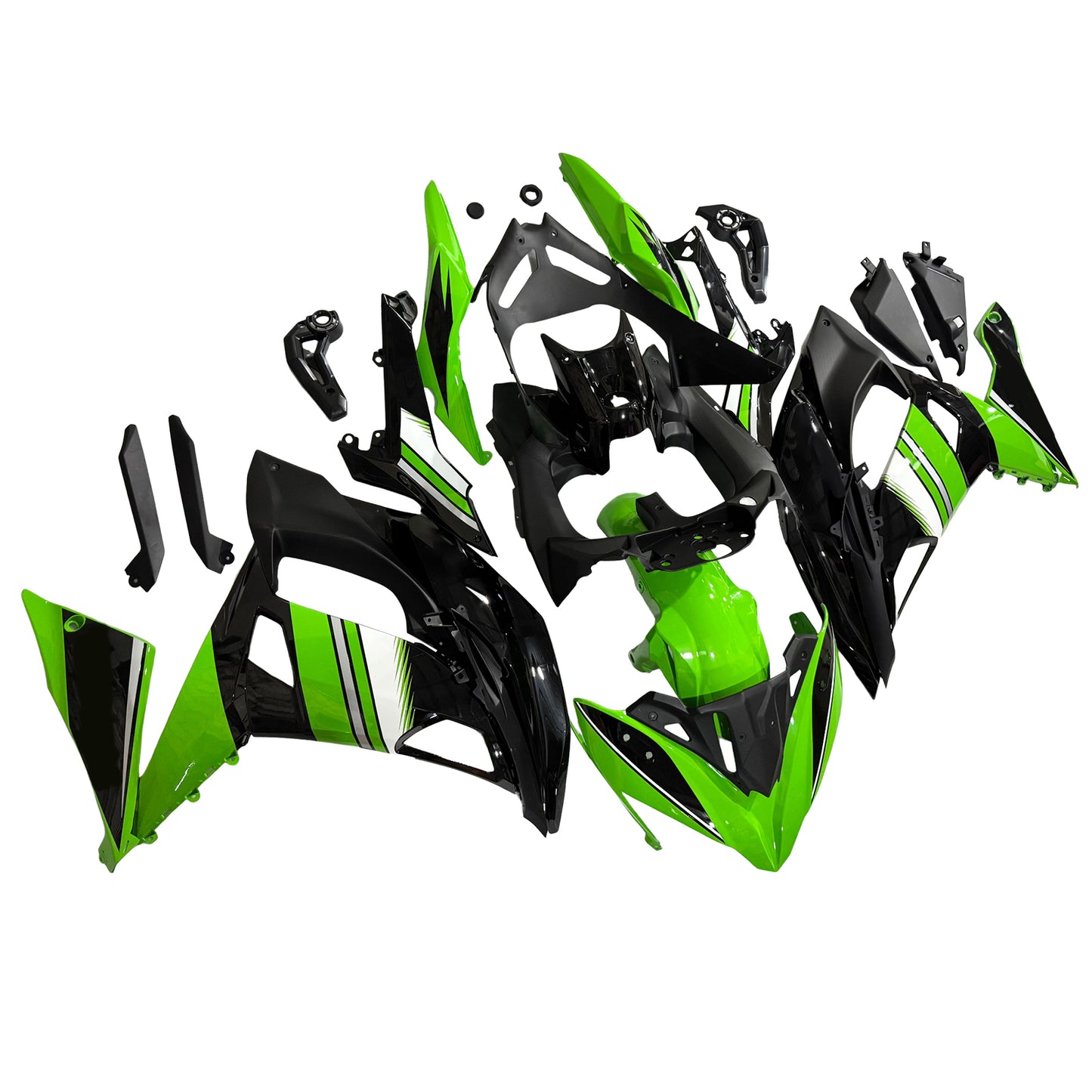 Amotopart Kawasaki ER6F/Ninja650R 2017-2019 Kit carena Carrozzeria Plastica ABS