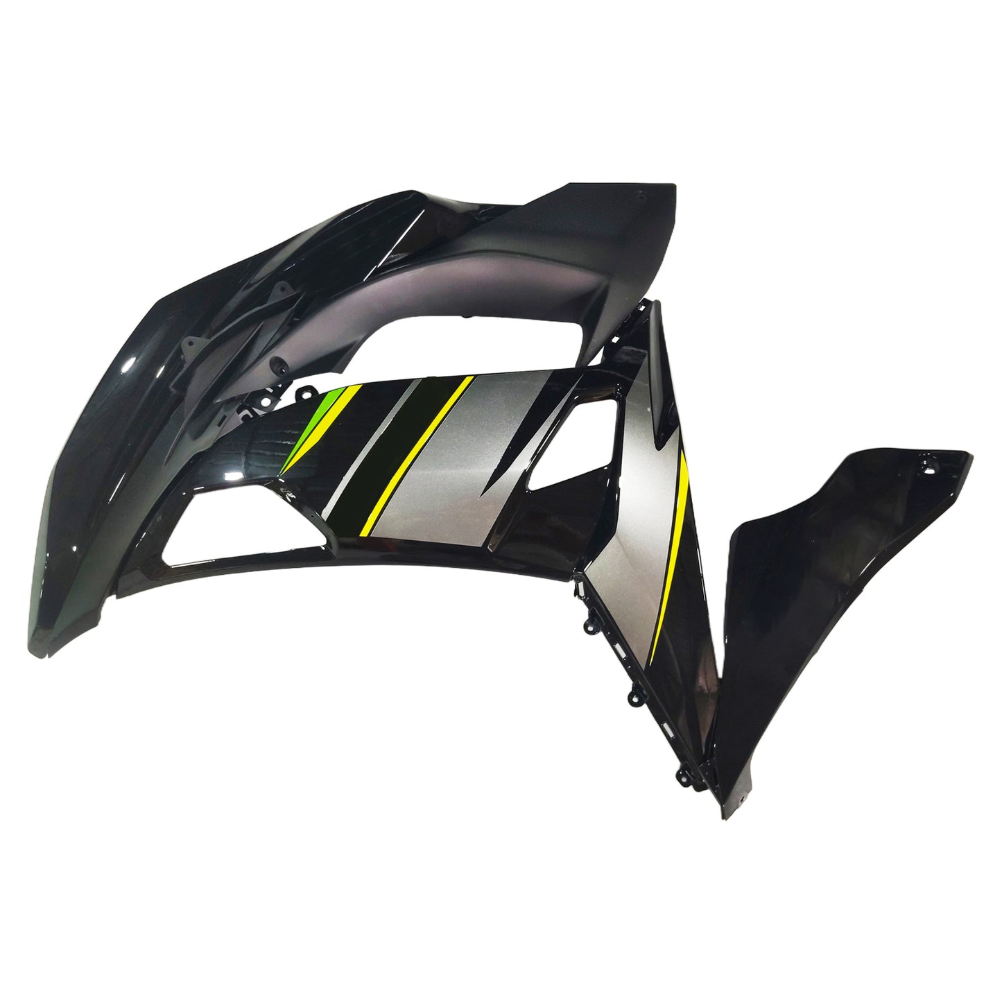 Amotopart Kawasaki ER6F/Ninja650R 2017-2019 Kit carena Carrozzeria Plastica ABS