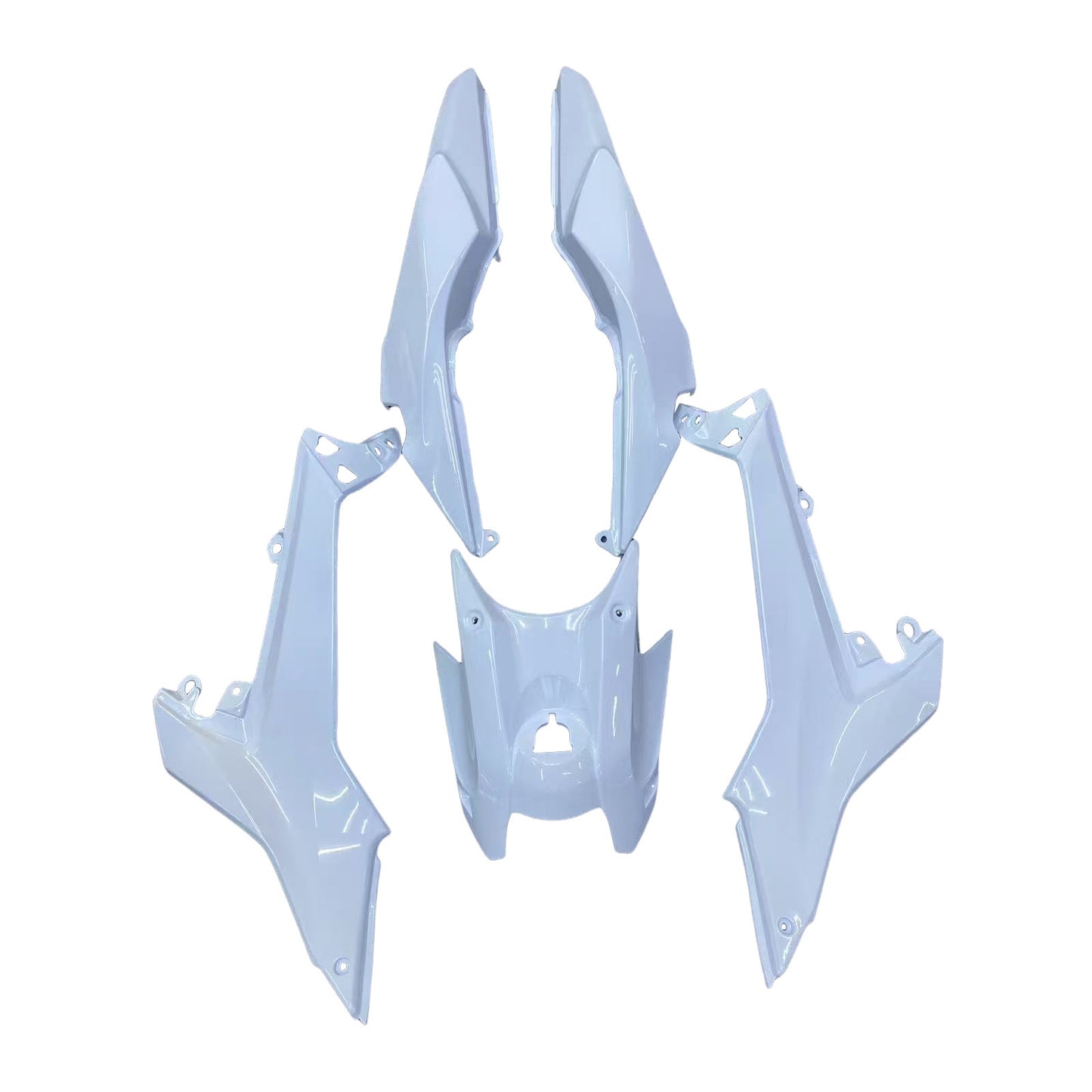 Amotopart Kawasaki ER6F/Ninja650R 2017-2019 Kit carena Carrozzeria Plastica ABS